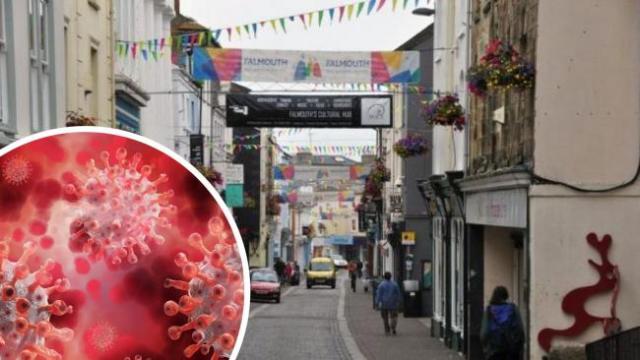 A 'small number' of coronavirus cases have been confirmed in Falmouth say Cornwall Council.